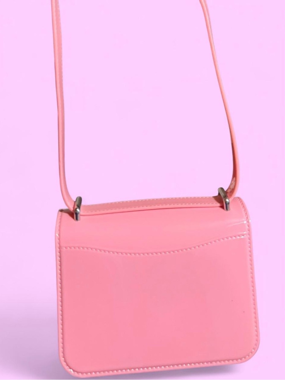 Coach Women's Morgan Square Crossbody in the Flower Pink Jelly Material - Picture 2 of 8